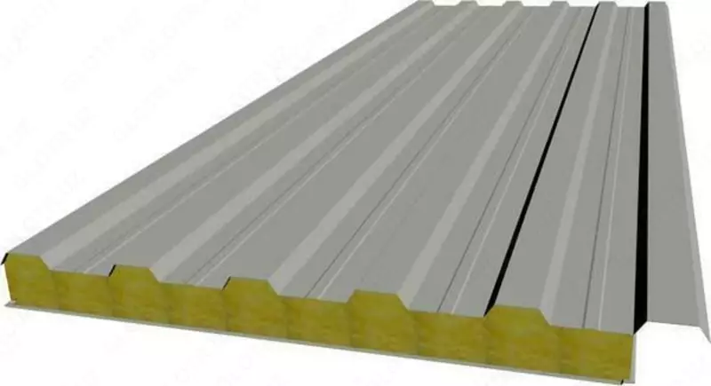 Сэндвич панель Кровельный Пенополиуретан 40/0.45/0