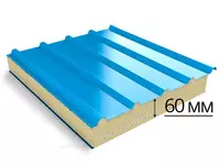 Сэндвич панель Кровельный Пенополиуретан 60/0.5/0.5