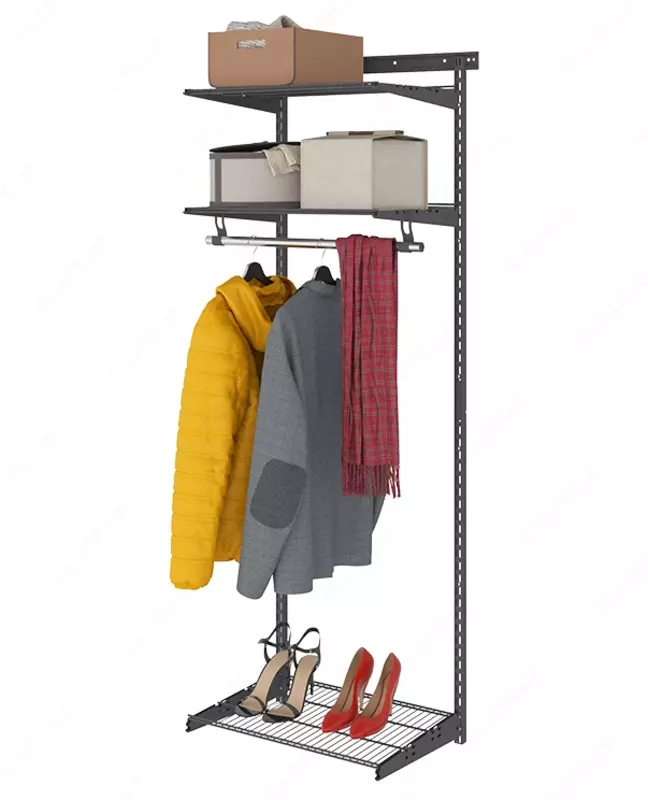 Гардеробная система ПРАКТИК Home Basic G60 графит