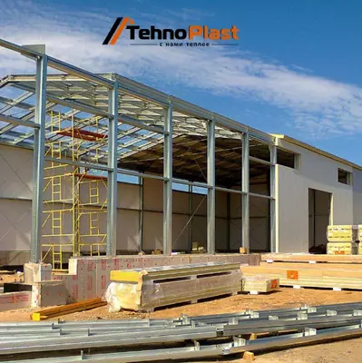 39 999 сум Установка монтаж и под ключ сэндвич панели и металлоконструкции ангар склады промышленные здании.