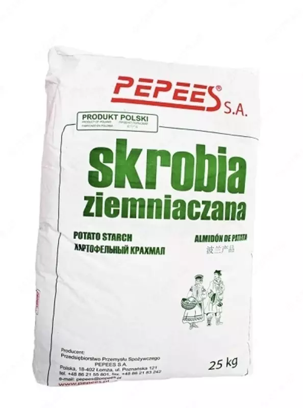 Картофельный крахмал (Potato starch) (Польша PEPEES) - {0} so'mdan
