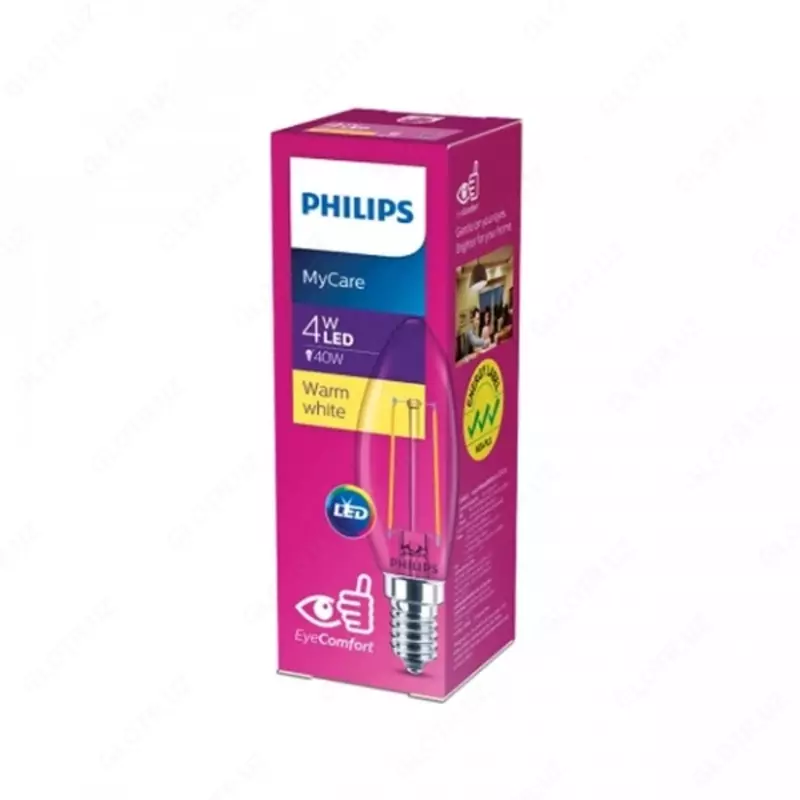 Philips Classic 4-40W B35 E14 865 - 19 157.9 so'm
