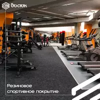 Резиновое покрытие для спорт-площадок и фитнес-центров - по запросу