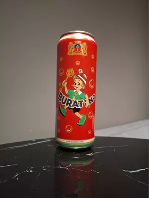 Безалкогольный сильно газированный напиток ”BURATINO” в алюмин. банке 0