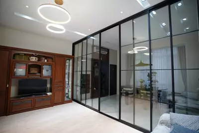 стеклянные перегородки Soft slide