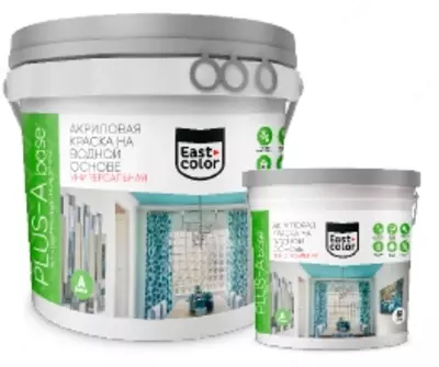Краска водно-дисперсионная универсальная PLUS База "А"