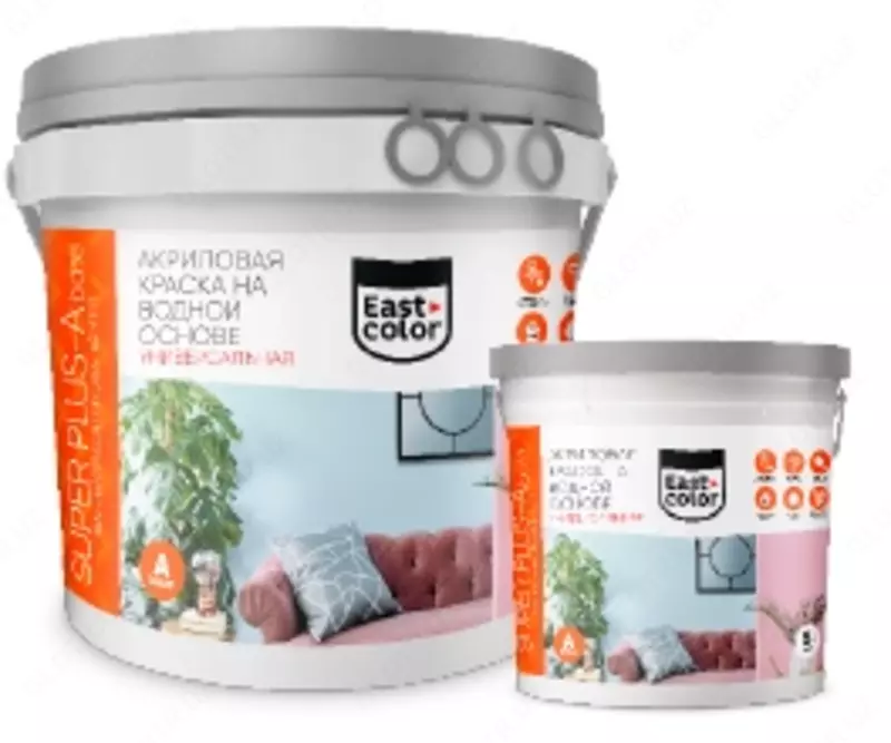 Краска водно-дисперсионная универсальная SUPER PLUS База "А"