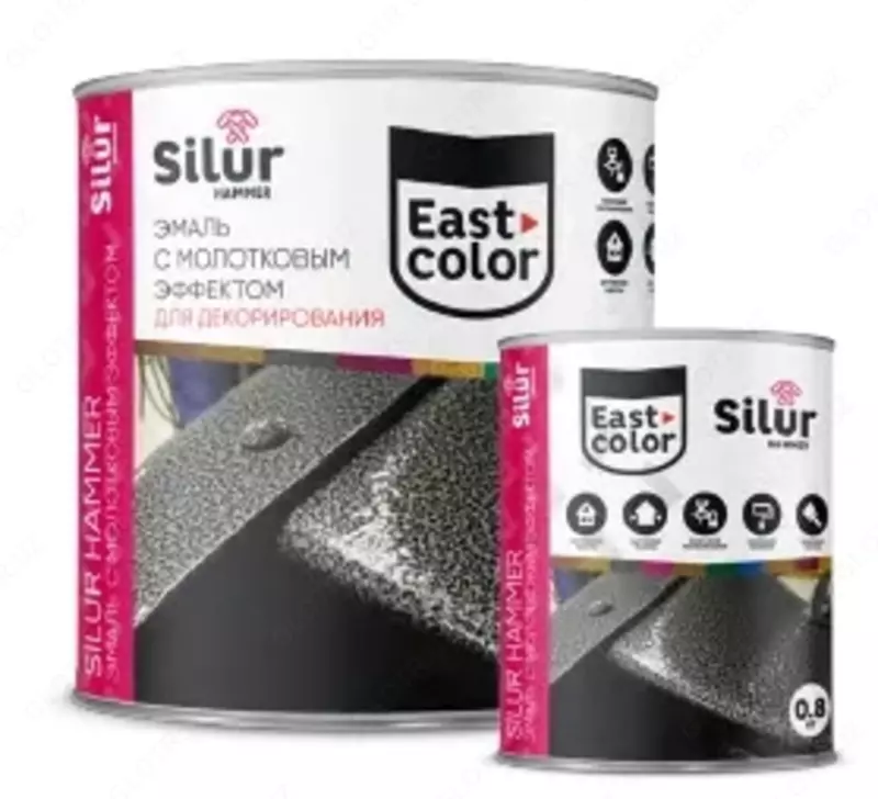 Эмаль с молотковым эффектом для декоррирования