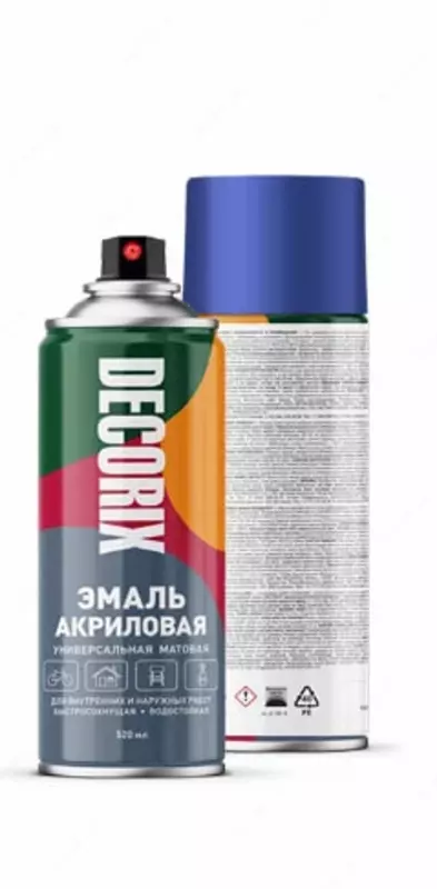 Aerozolli akril emal "Decorix" universal