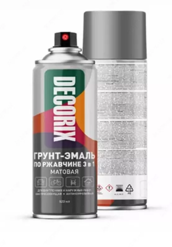 Zang ustidagi astar-emal 3 dan 1 ta "Decorix" mat