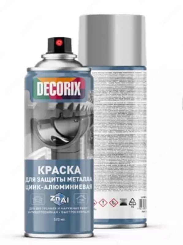 Аэрозольная краска для металла "Decorix" 0114-04 DX