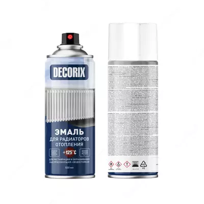 Aerozolli akril emal "DECORIX" isitish radiatorlari uchun +125C
