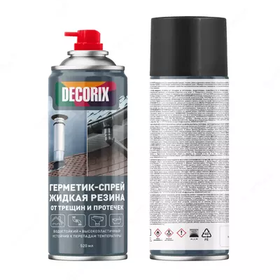 Aerozol plomba (suyuq kauchuk) "Decorix" bitum asosi