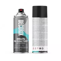 Аэрозольная акриловая эмаль "DECORIX" по пластику