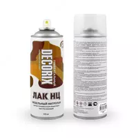 Аэрозольный мебельный лак НЦ "DECORIX" тонирующий