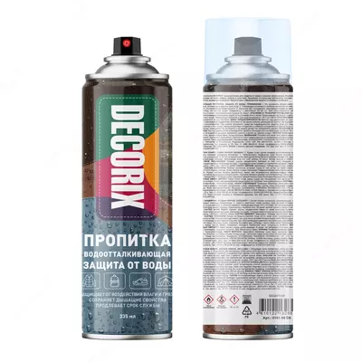 Aerozolli suv o'tkazmaydigan emdirish "DECORIX" 0161-00 DX universal