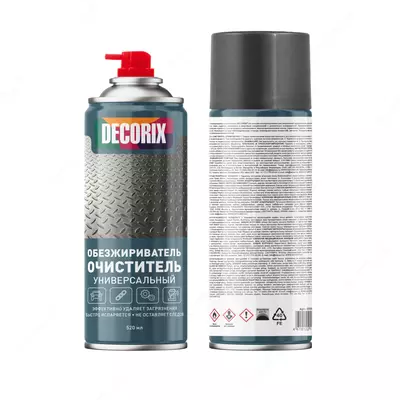 Аэрозольный обезжириватель-очиститель "DECORIX" 0109-02 DX