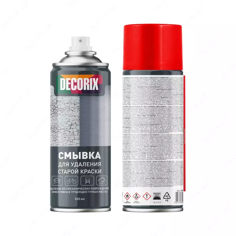 Аэрозольная смывка старой краски "DECORIХ" 0109-00 DХ