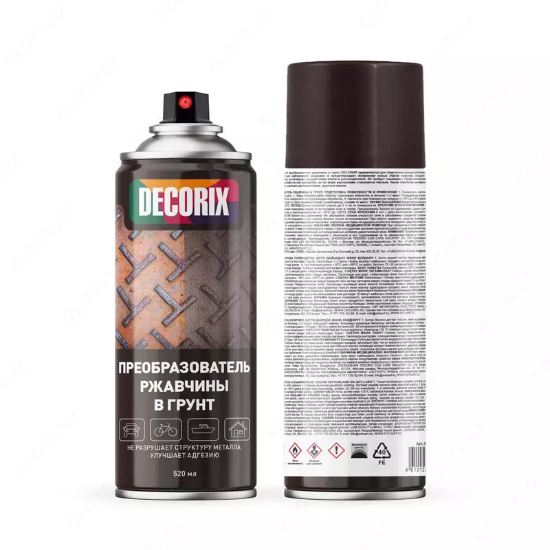 "DECORIX" astar uchun aerozol zang konvertori 0160-00 DX