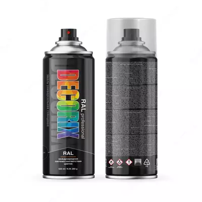 Аэрозольная акриловая эмаль "DECORIX" RAL professional