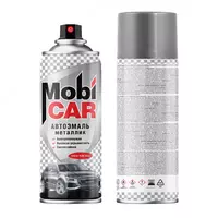 Аэрозольная автоэмаль "Mobi CAR" с эффектом "металлик"