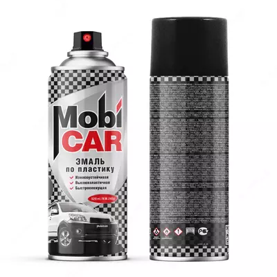 Аэрозольная эмаль по пластику "Mobi CAR"