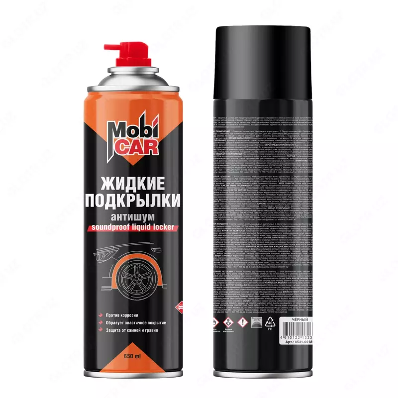 Aerozol suyuq loydan himoyalovchi (shovqinga qarshi) "MobiCAR" 0531-02 MC