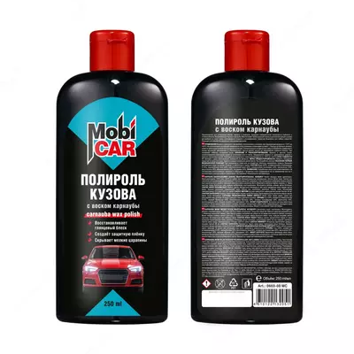 Полироль кузова с воском карнаубы "MobiCAR" 0603-00 MC