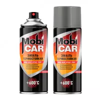 Аэрозольная эмаль термостойкая +600°С (RAL) "Mobi CAR" матовая