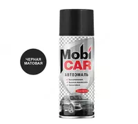 Автоэмаль черная матовая Mobi Car (520 мл)