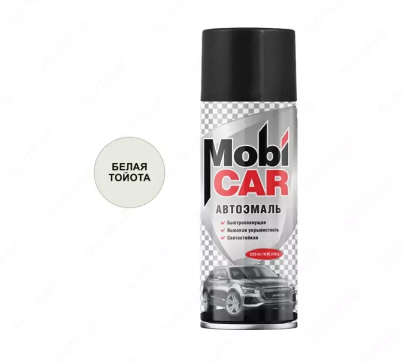 Автоэмаль белая Toyota Mobi Car