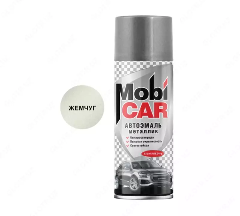 Автоэмаль металлик цвета "жемчуг" Mobi CAR