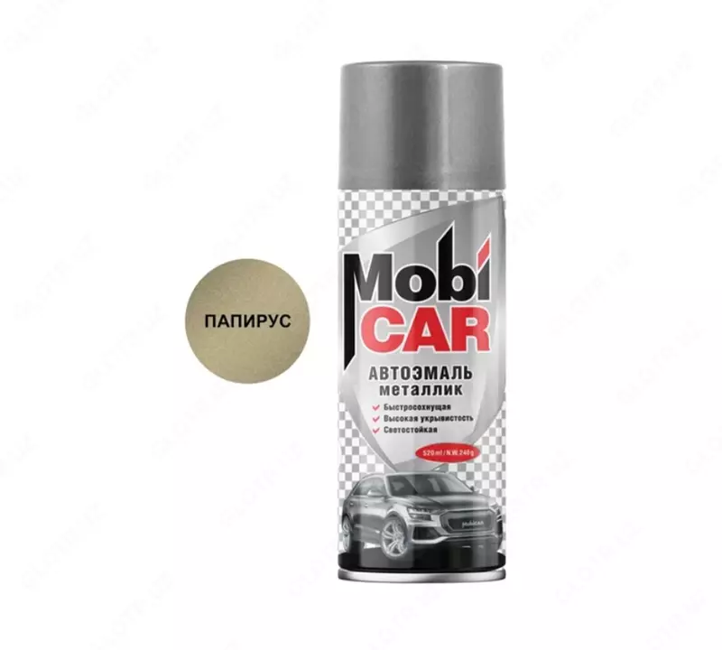 Автоэмаль металлик цвета "Папирус" Mobi CAR