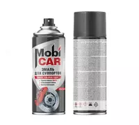 Эмаль для суппортов +300°C черная глянцевая Mobi CAR
