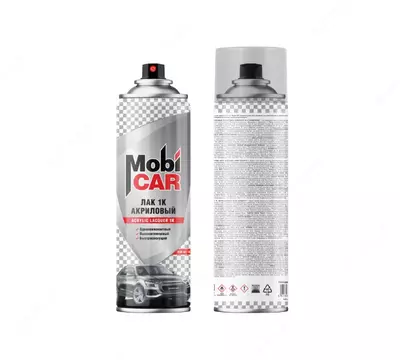 Лак 1К акриловый «Mobi CAR» бесцветный глянцевый