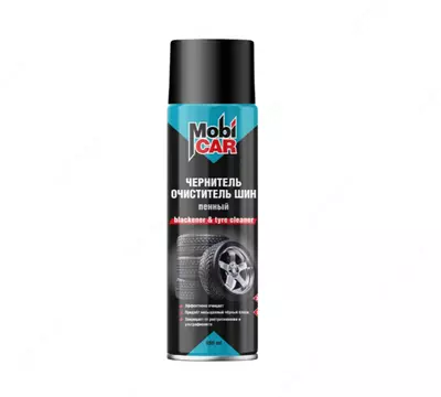 Чернитель-очиститель шин пенный