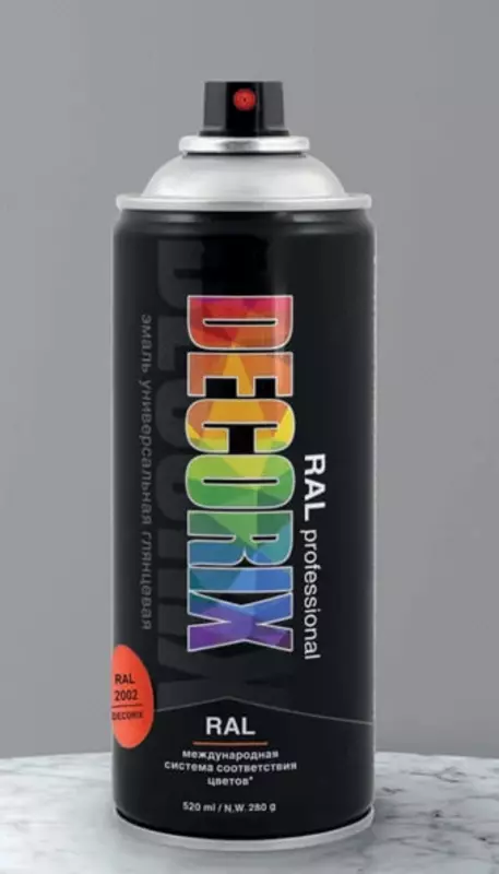 Аэрозольная акриловая эмаль "DECORIX" RAL Professional