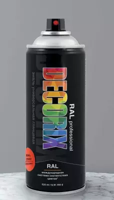 Аэрозольная акриловая эмаль "DECORIX" RAL Professional