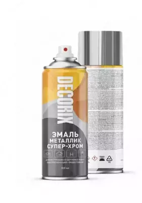 Super xrom metall effektli Decorix akril aerozol emaye