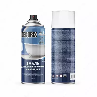 Vanna va keramika uchun aerozol epoksi emal "DECORIX" 0156-21 DX
