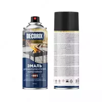 Аэрозольная эмаль для мангалов и печей "DECORIX" 0159-01 DX