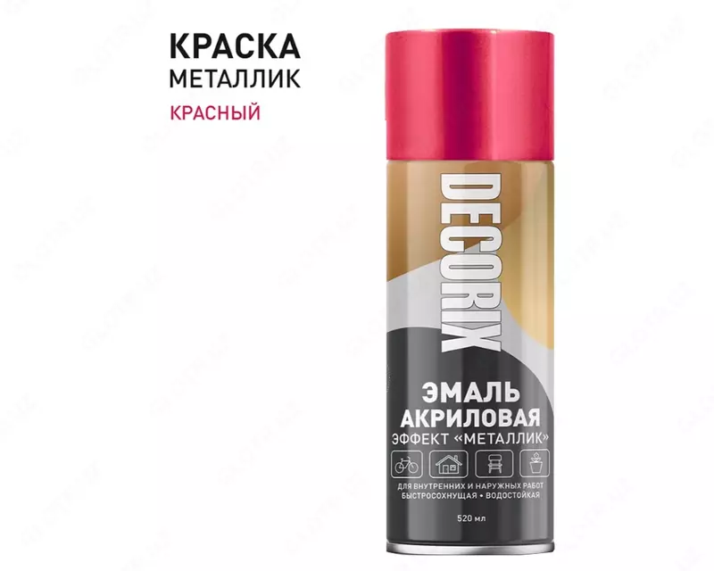 Emal “metallik effektli” qizil