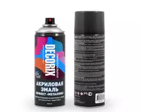Эмаль с эффектом "металлик" черный