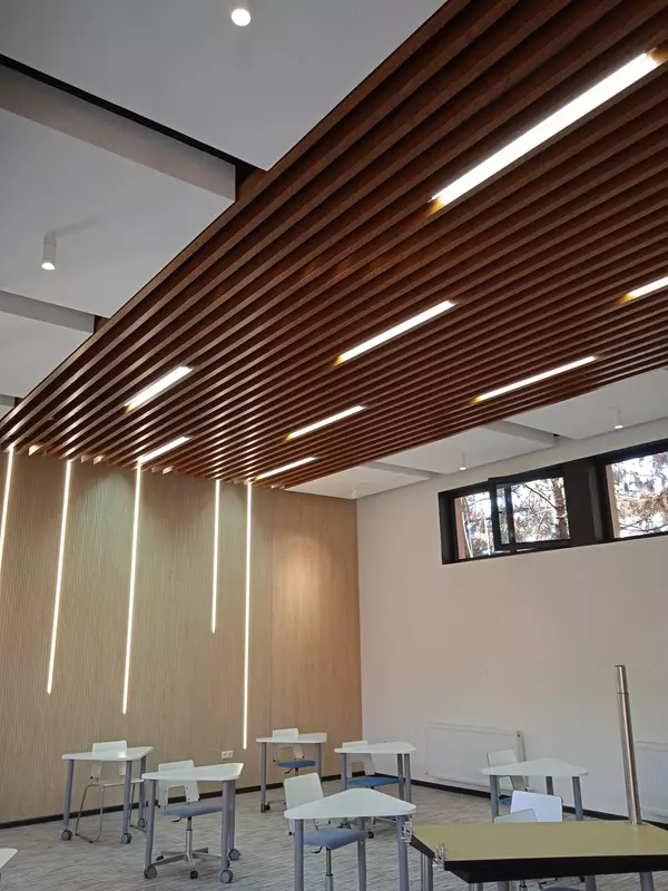 Реечный подвесной потолок Agraf steel