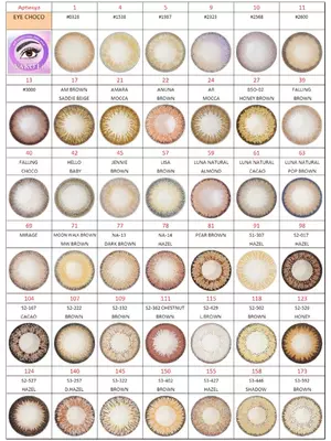 Цветные и Прозрачные контактные линзы VAKO'Li - 95 000 сум / пара