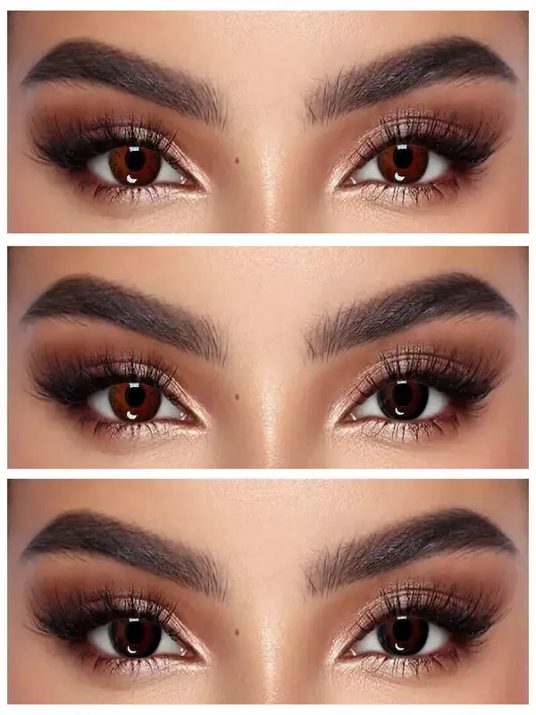 BS-012 BLACK 0.00 2Ps ЧЕРНЫЕ контактные линзы