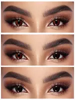 E11B CHARMING BLACK 0.00 2Ps QORA kontakt linzalari