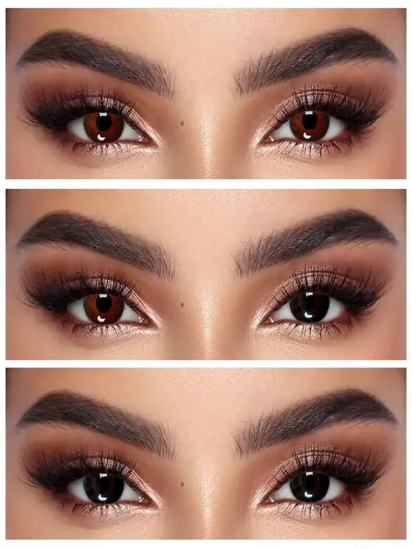 SOUL BLACK 0.00 2Ps QORA kontakt linzalari