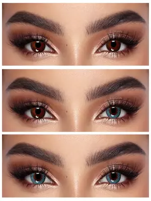 BSO-03 BABY BLUE  0.00 2Ps ГОЛУБЫЕ контактные линзы