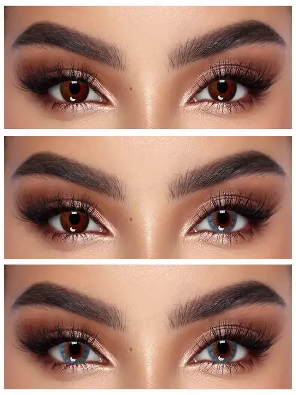 CA2-03 BLUE  0.00 2Ps ГОЛУБЫЕ контактные линзы